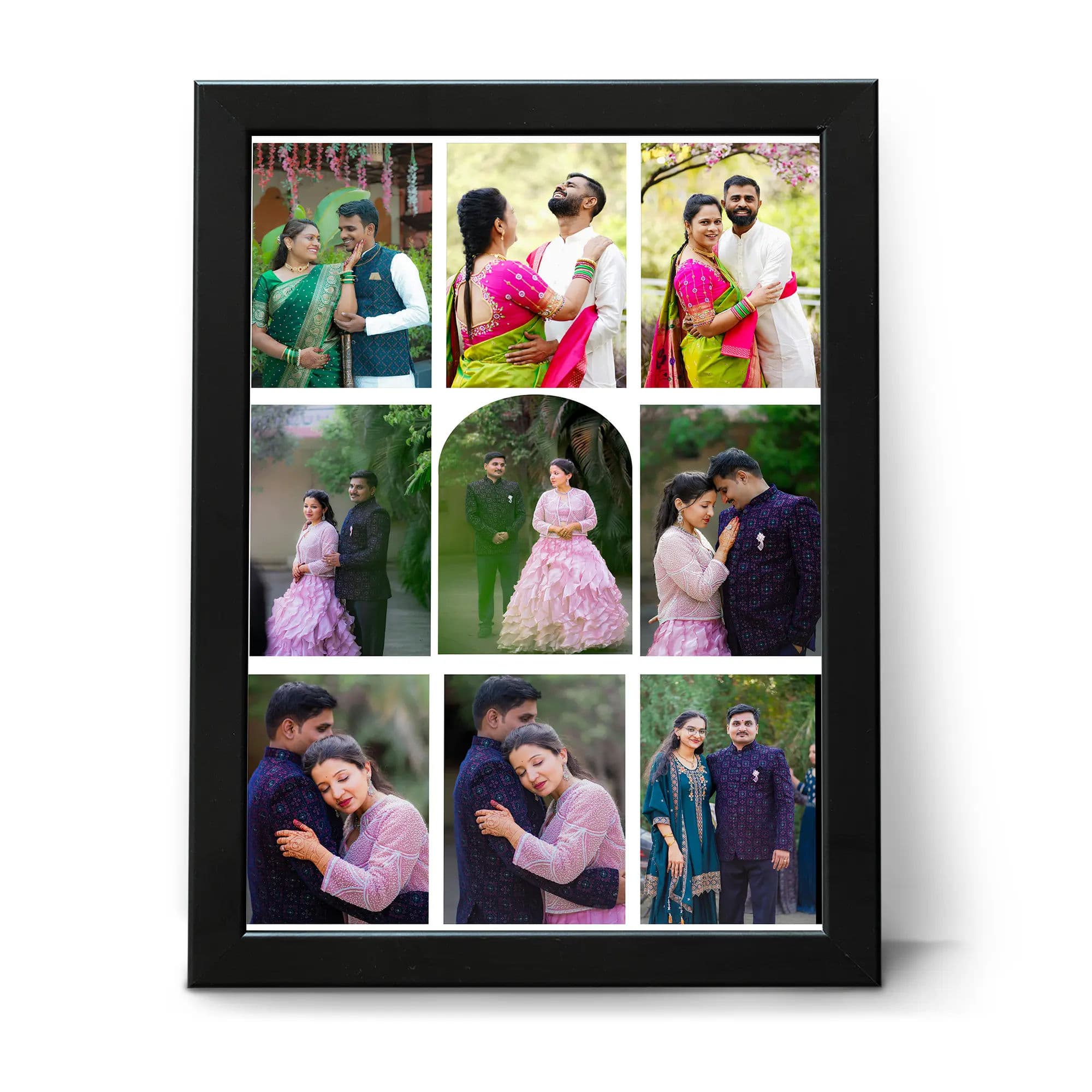 9 Pictures Collage Frame