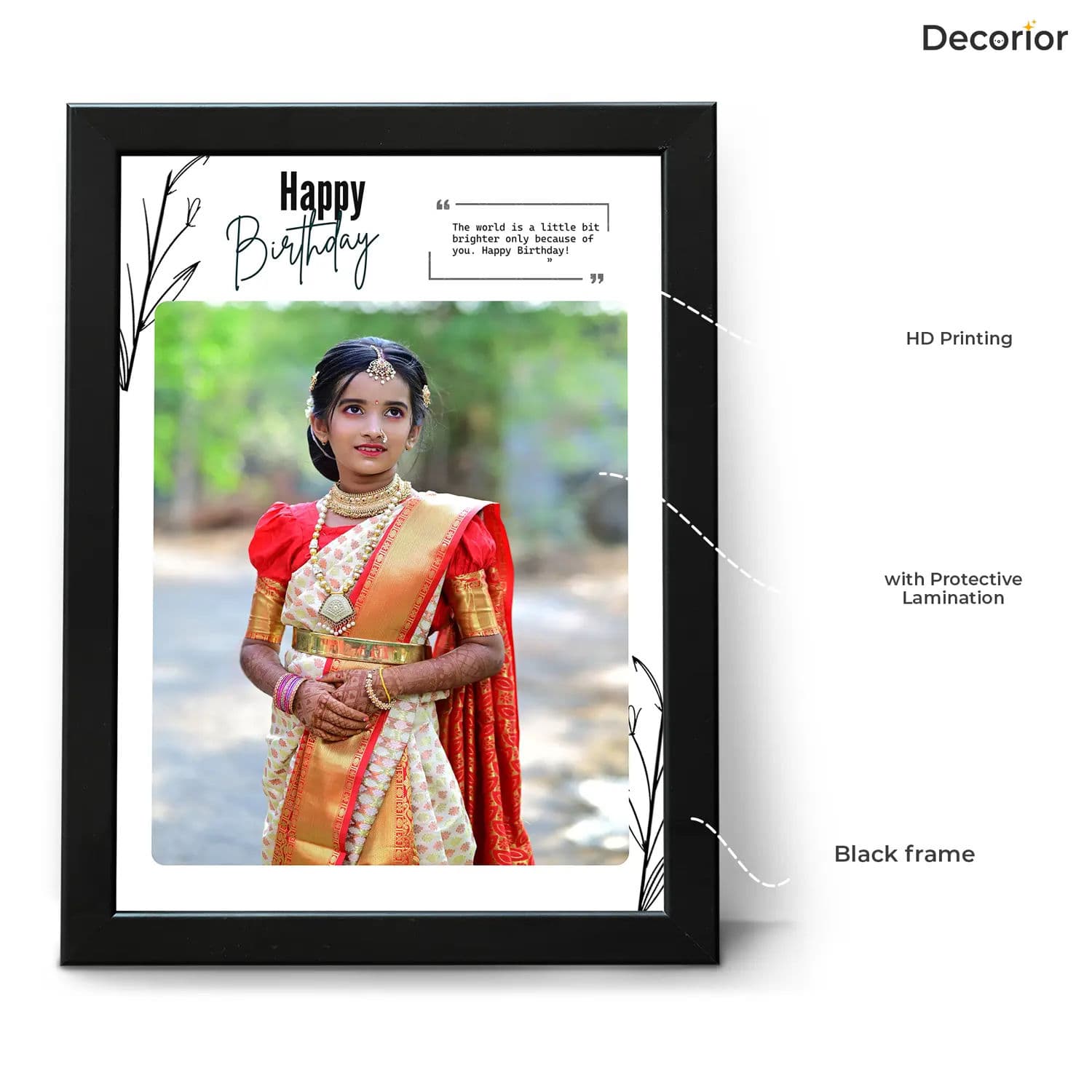 Birthday Frame with Custom Text - Image 3