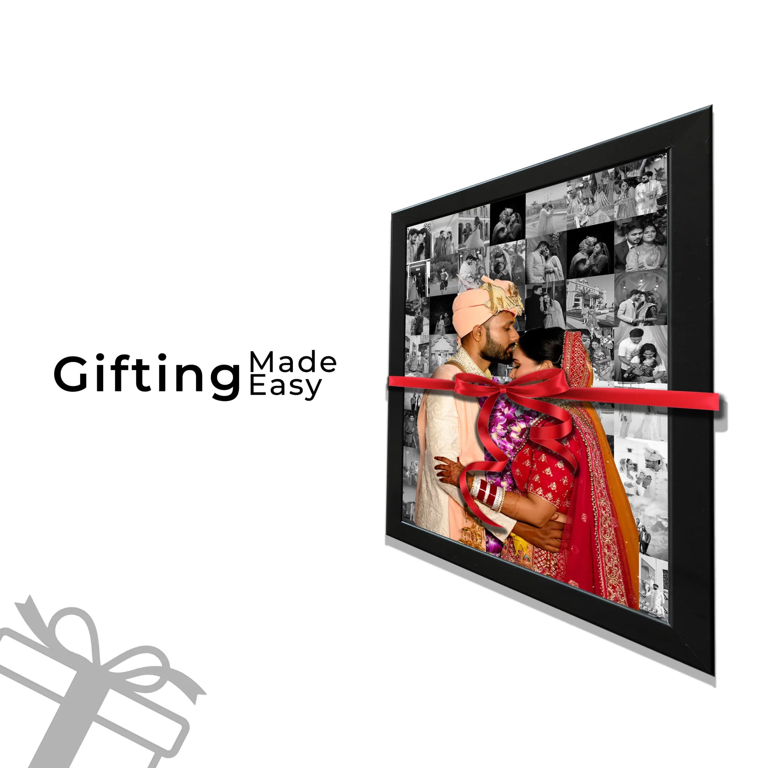 B/W Mosaic Photo Frame with Text - Image 6