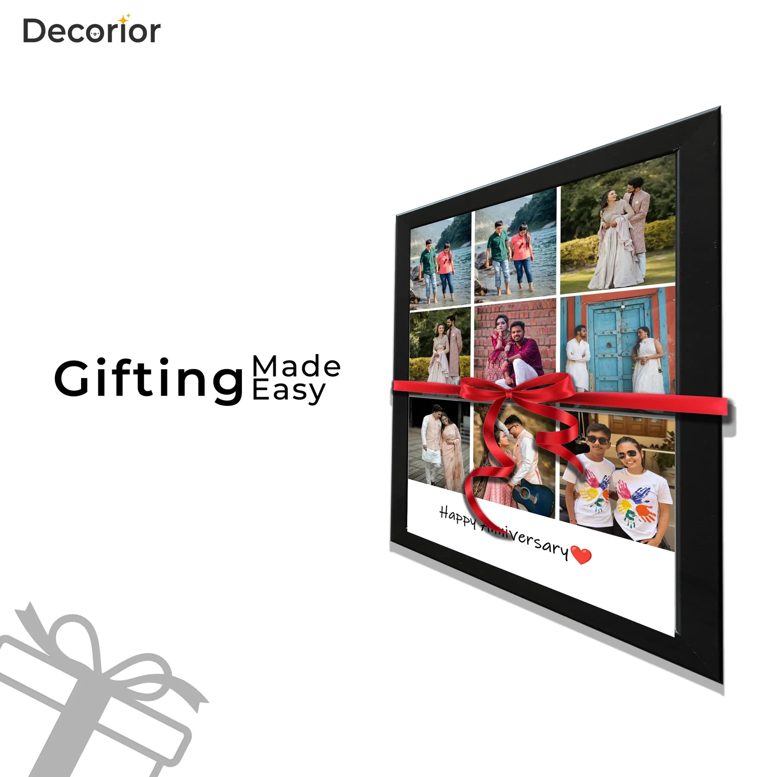 Anniversary Collage Frame with Custom Text - Image 5